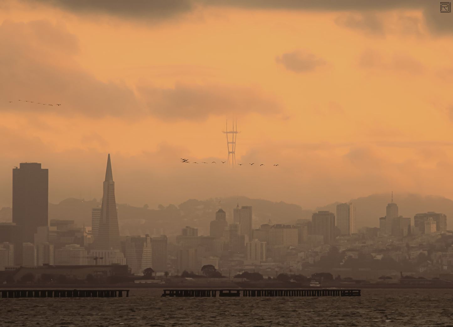 The Sutro Tower at Sunset