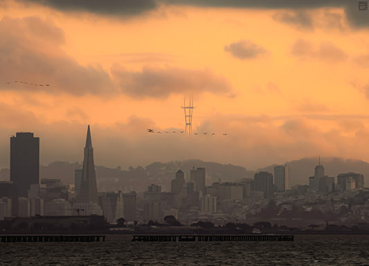 The Sutro Tower at Sunset