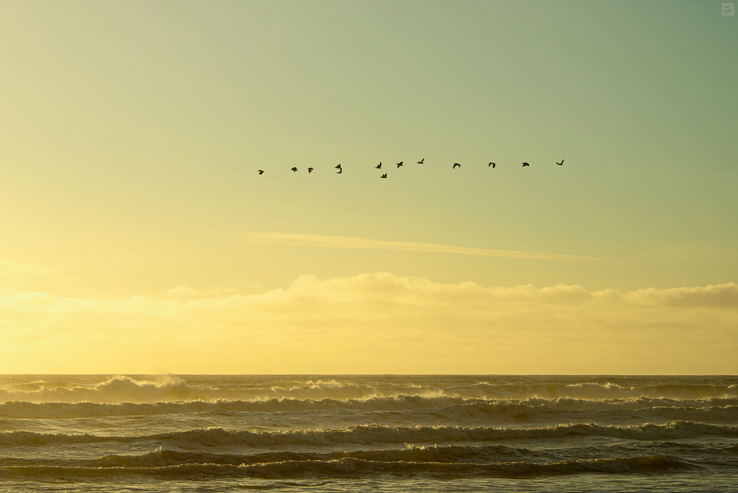 Sundown Over the Pacific Ocean